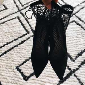 ZARA mesh heels